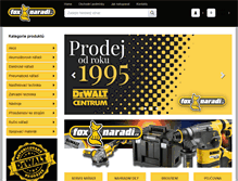 Tablet Screenshot of foxnaradi.cz